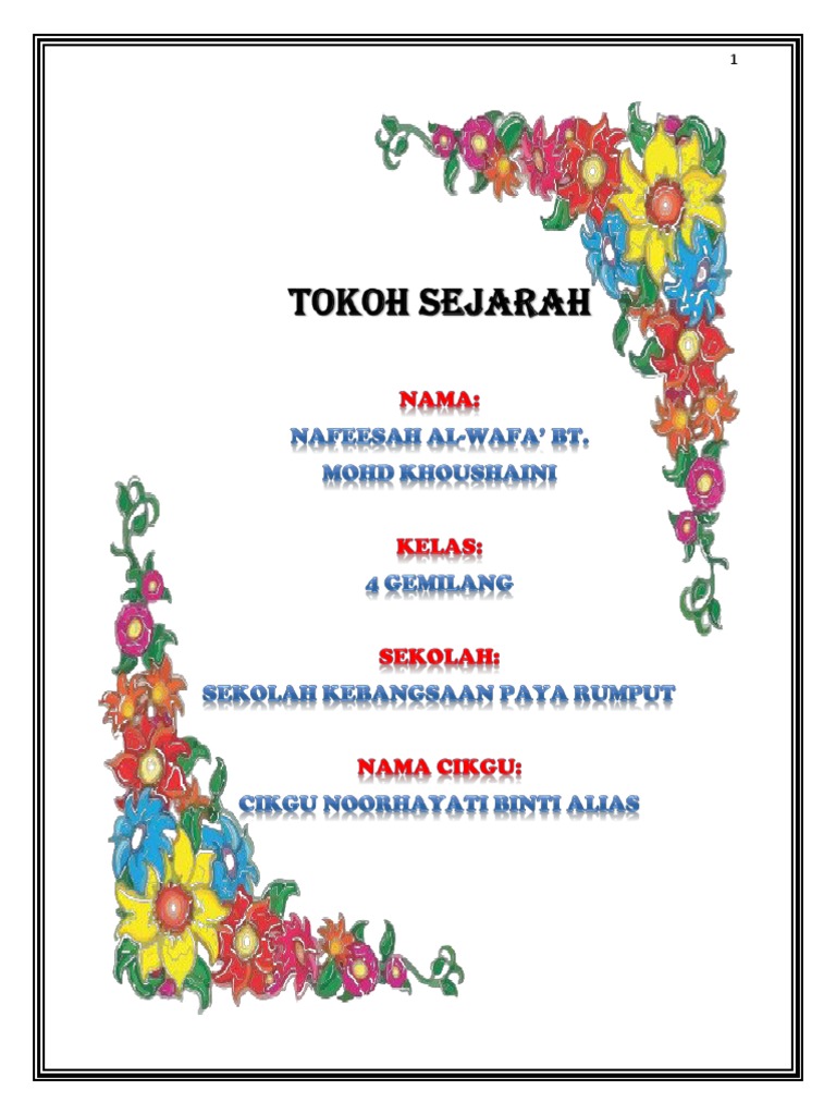 Folio Sejarah Tokoh Sejarah