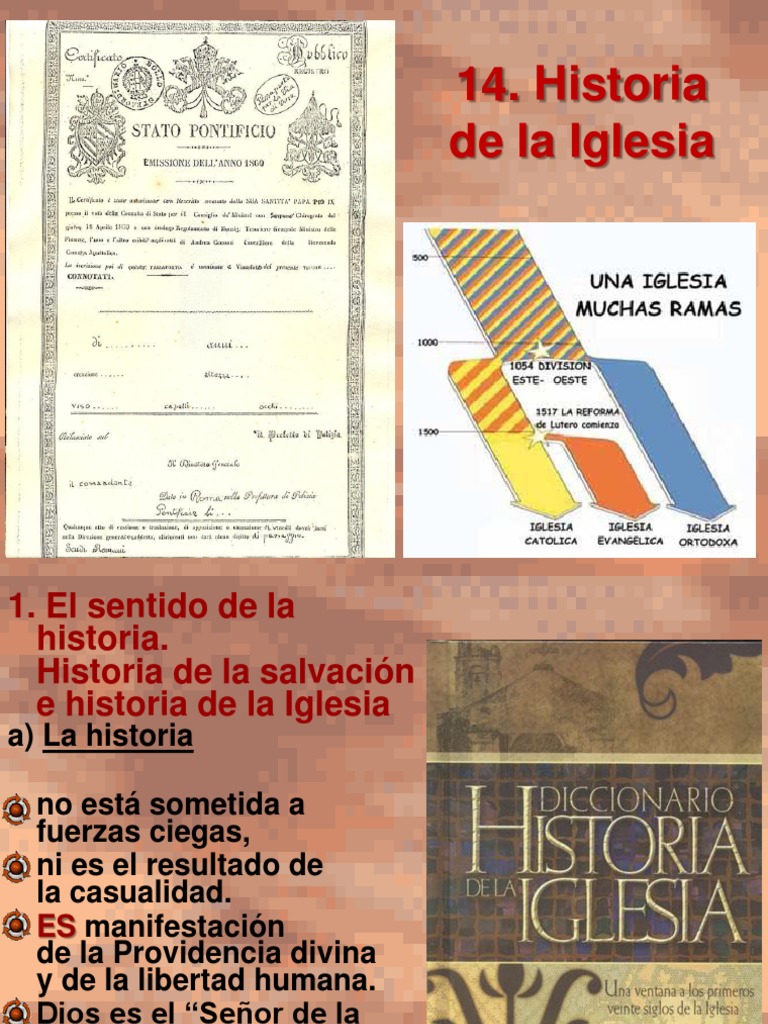 Historia de la Iglesia Cristiana | PDF | protestantismo | Iglesia Católica