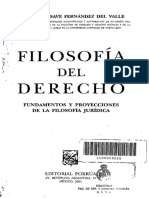 Fundamentos y proyecciones de la filosofía jurídica