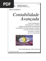 Apostila Contabilidade Avançada Encarte I