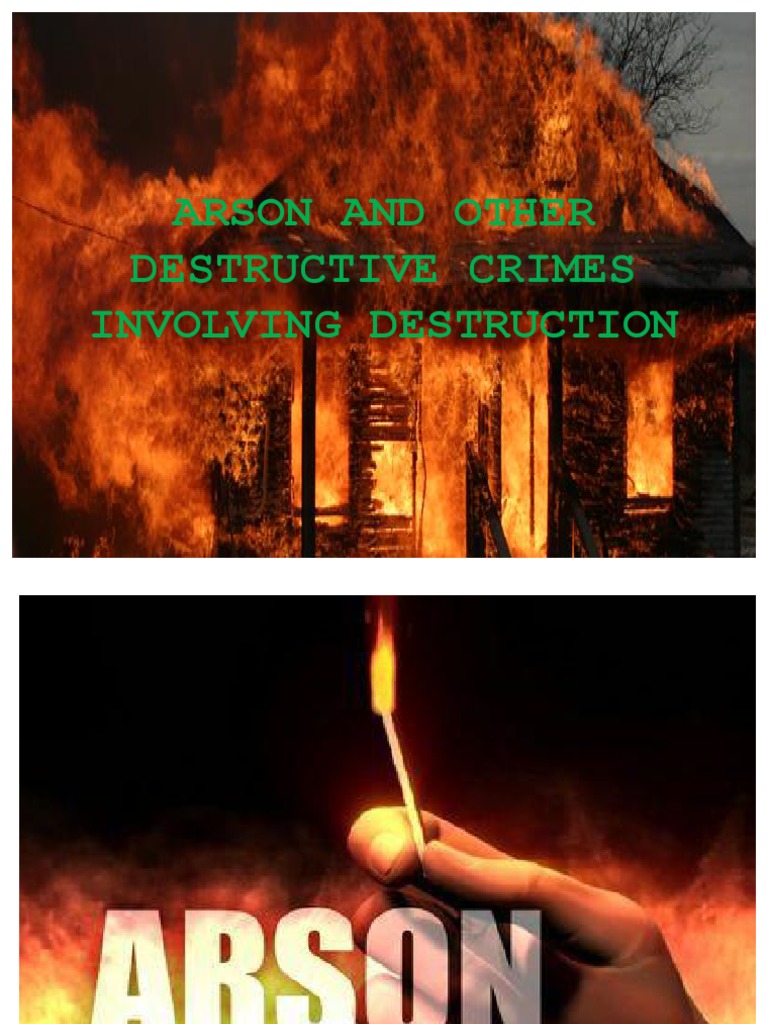 Arson PDF Arson Crime & Violence