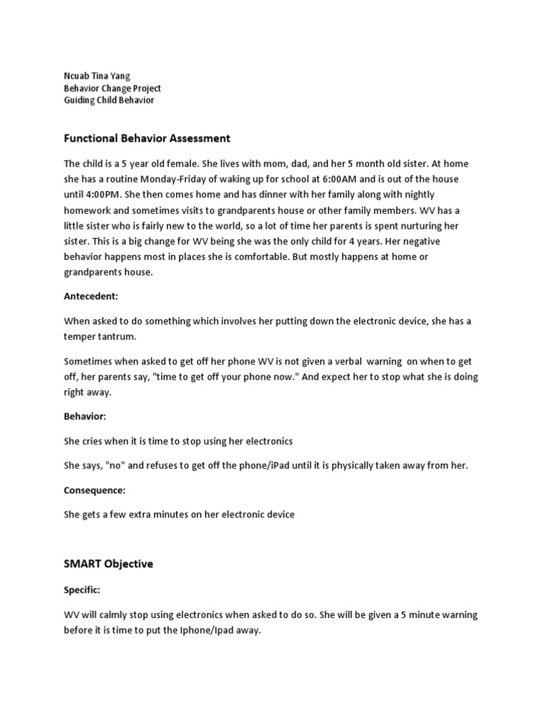Behavior Change Paper | PDF | Behavior | Action (Philosophy)