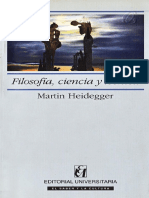 2017 - 09 - 01 Filosofia, Ciencia y Tecnica - Heidegger, Martin PDF