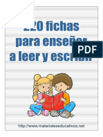 Fichas Lecto Escritura Leer y Escribir