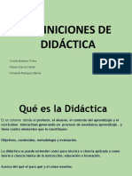 Didáctica: Ciencia que estudia procesos de enseñanza y aprendizaje