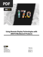 Using Remote Display Technologies With ANSYS Workbench Products PDF