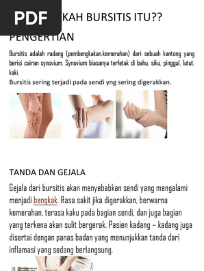Apakah Bursitis Itu