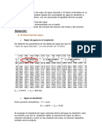 Diez Kilogramos de Vapor de Agua Saturado A 10 Bares Contenidos en Un Recipiente de Paredes Rígidas Son Sumergidos en Agua en Ebullición A Presión Atmosférica