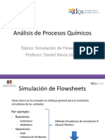 Análisis de Procesos Químicos - 04 - Simulación - Flowsheet