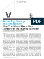 How Traditional Firms Must Compete in The Sharing Economy