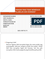 Label Makanan Kelompok 6