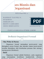 Definisi Organisasi Formal & Informal