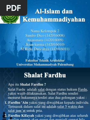 Al Islam Dan Kemuhammadiyahan Salat Fardu Dan Sunat