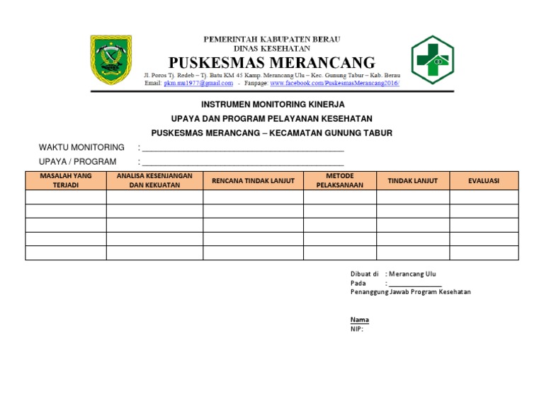 1.1.5.3 (Sama Dengan 1.1.5.1) Instrumen Monitoring Kinerja Puskesmas