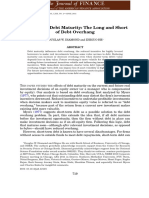 2014A Theory of Debt Maturity-The Long and Short of Debt Overhang PDF