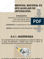 6.4.-Herramientas, Materiales Y Equipo Auxiliar de Perforación