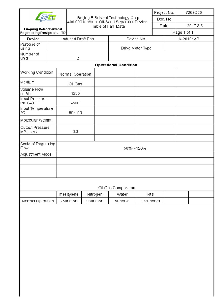 K20101AB Rev.1 (Induced Draft Fan) PDF