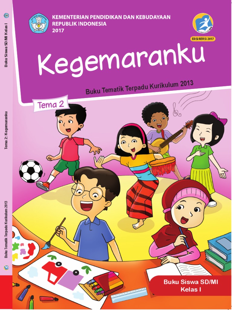 Buku Siswa Kelas 1 Tema 2 Kegemaranku