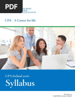 Syllabus CPA: A Career For Life