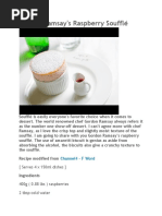 Raspberry Soufflé