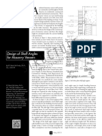 Design of Shelf Angle