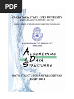 MSIT-104 Data Structure and Algorithms