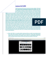 Tutorial Dasar Program SAP 2000