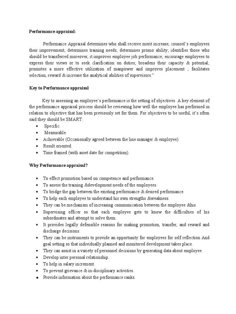 Performance | PDF | Career & Growth