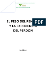 El Peso Del Rencor y La Experiencia Del Perdón