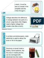 Electricity Fact Cards