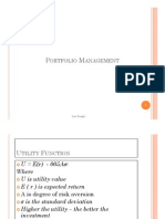 PM Portfolio Management and Utility Function
