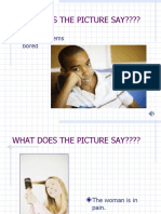 What Does The Picture Say????: The Boy Seems Bored