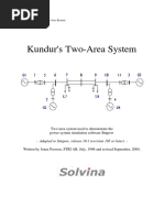 SimPower Kundur Two Area.pdf