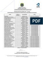 Cronograma Realização 3 Etapa 2014