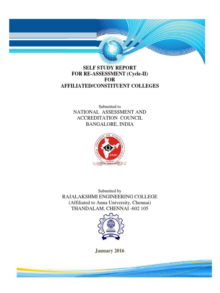 Rajalakshmi Engineering College NAAC Report | PDF | Curriculum ...