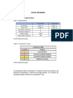 Calculos Aforo Origen Destino