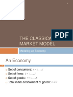 The Classical Market Model: Modeling An Economy