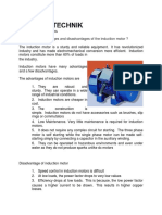 Advant and Disadvantages of Induction Motor