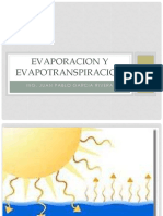 Evaporacion y Evapotranspiracion