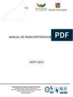 Manual de Reincorporacion o Adaptación Laboral - Adaptación Laboral CEFIT 2016