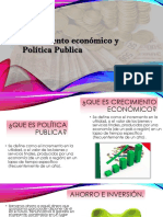 Economia Politicas Publicas y Crecimiento Economico.