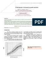 The Importance of Fetal Gender in Intrauterine Growth Restriction