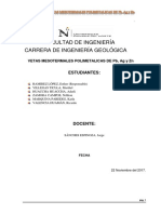 Vetas Mesotermales Polimetalicas de PB Ag y ZN