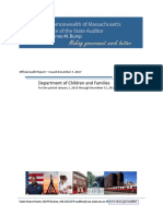 Massachusetts DCF Audit Report - Issued December 7, 2017