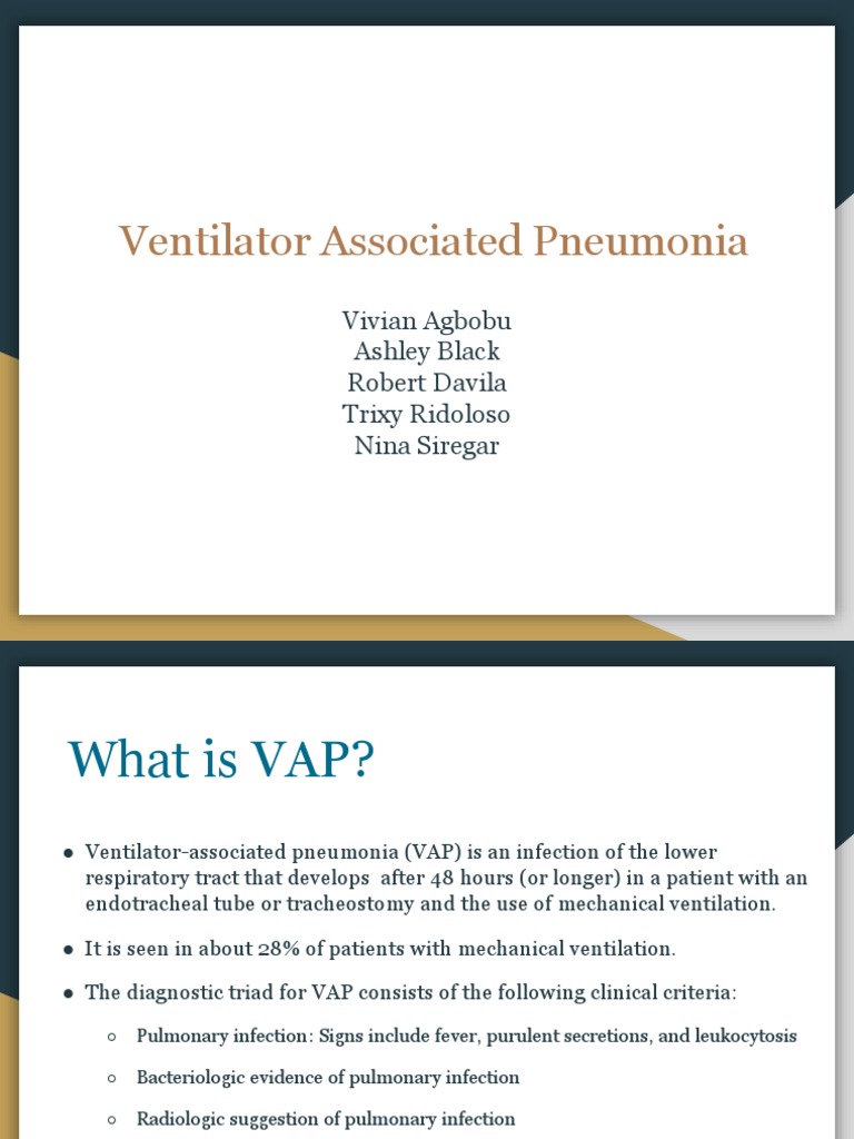 Preventing Ventilator-Associated Pneumonia | PDF | Pneumonia | Nursing