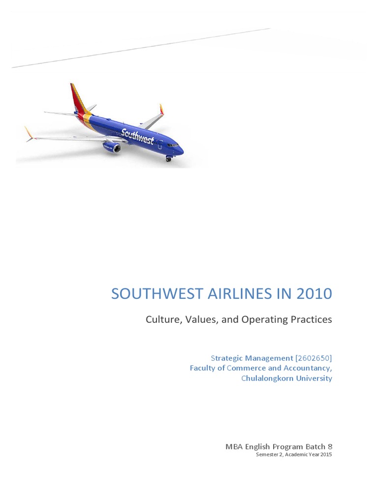 Southwest airlines case study recommendations image