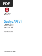 Qualys Api v1 User Guide PDF