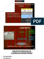 Dosificacion Del Concreto