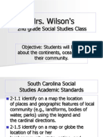 Mrs. Wilson's: 2nd Grade Social Studies Class