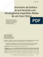 Restabelecimento Da Estetica e Funcao em Paciente Com Amelogenese Imperfeita Relato de Um Caso Clinico PDF